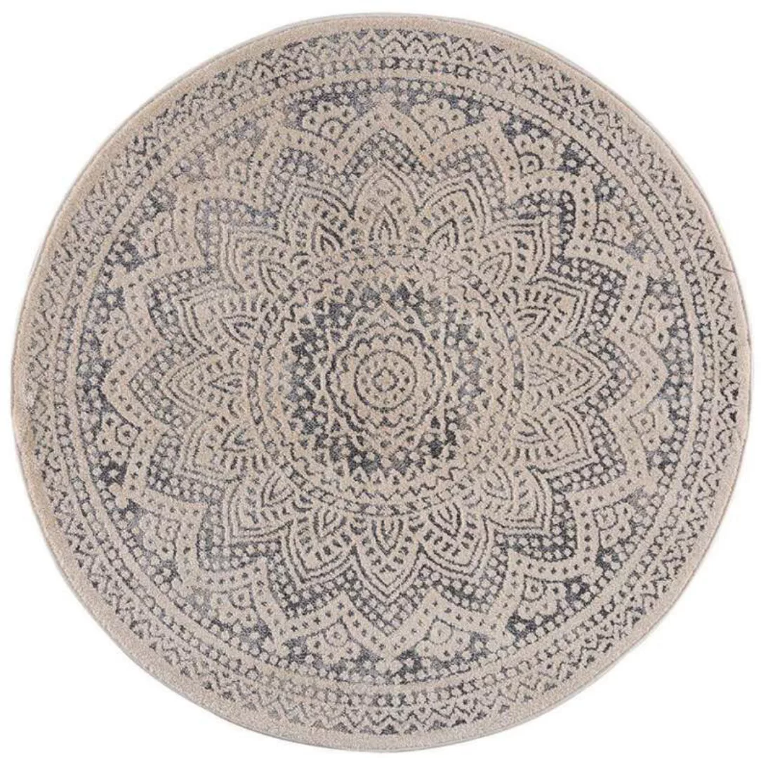 Carpet City Teppich »Art 1652«, rund, Kurzflor, Ornamenten-Muster, Boho & M günstig online kaufen