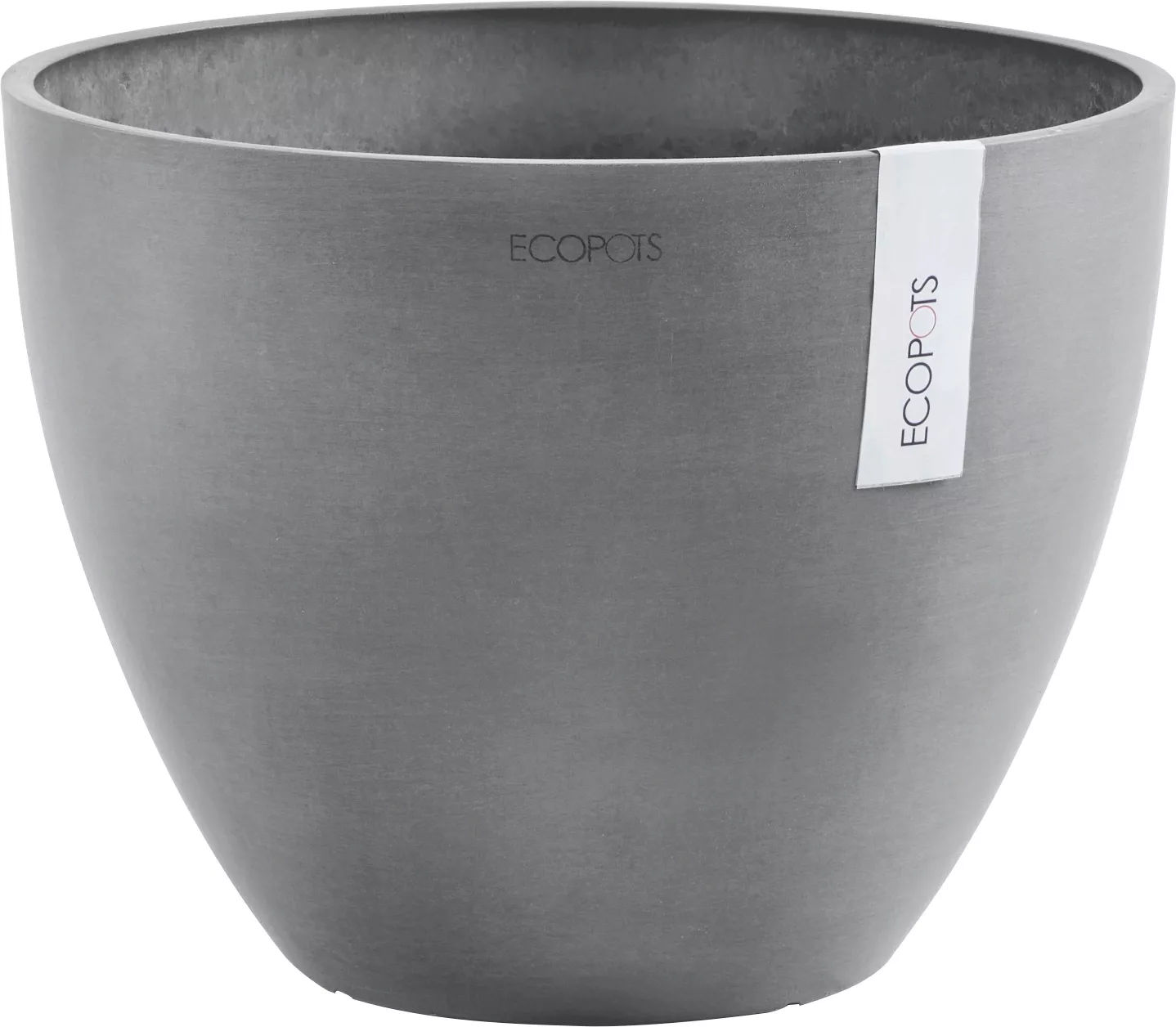 Ecopots Pflanztopf Antwerp Grau 40 cm günstig online kaufen