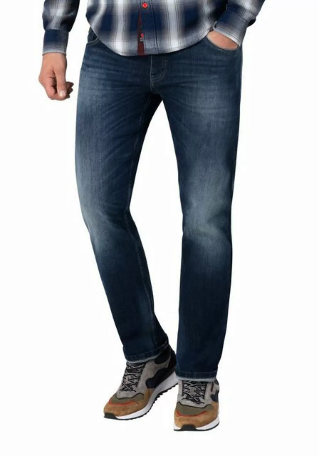 TIMEZONE Herren Jeans SLIM EDUARDOTZ - Slim Fit - Blau - Grey Indigo Wash günstig online kaufen