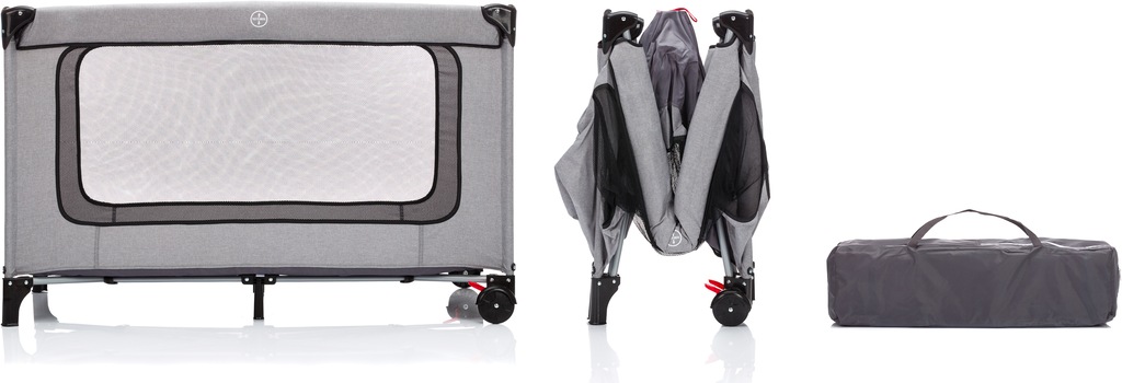 Fillikid Baby-Reisebett »Standard grau melange«, Inklusive Transporttasche günstig online kaufen