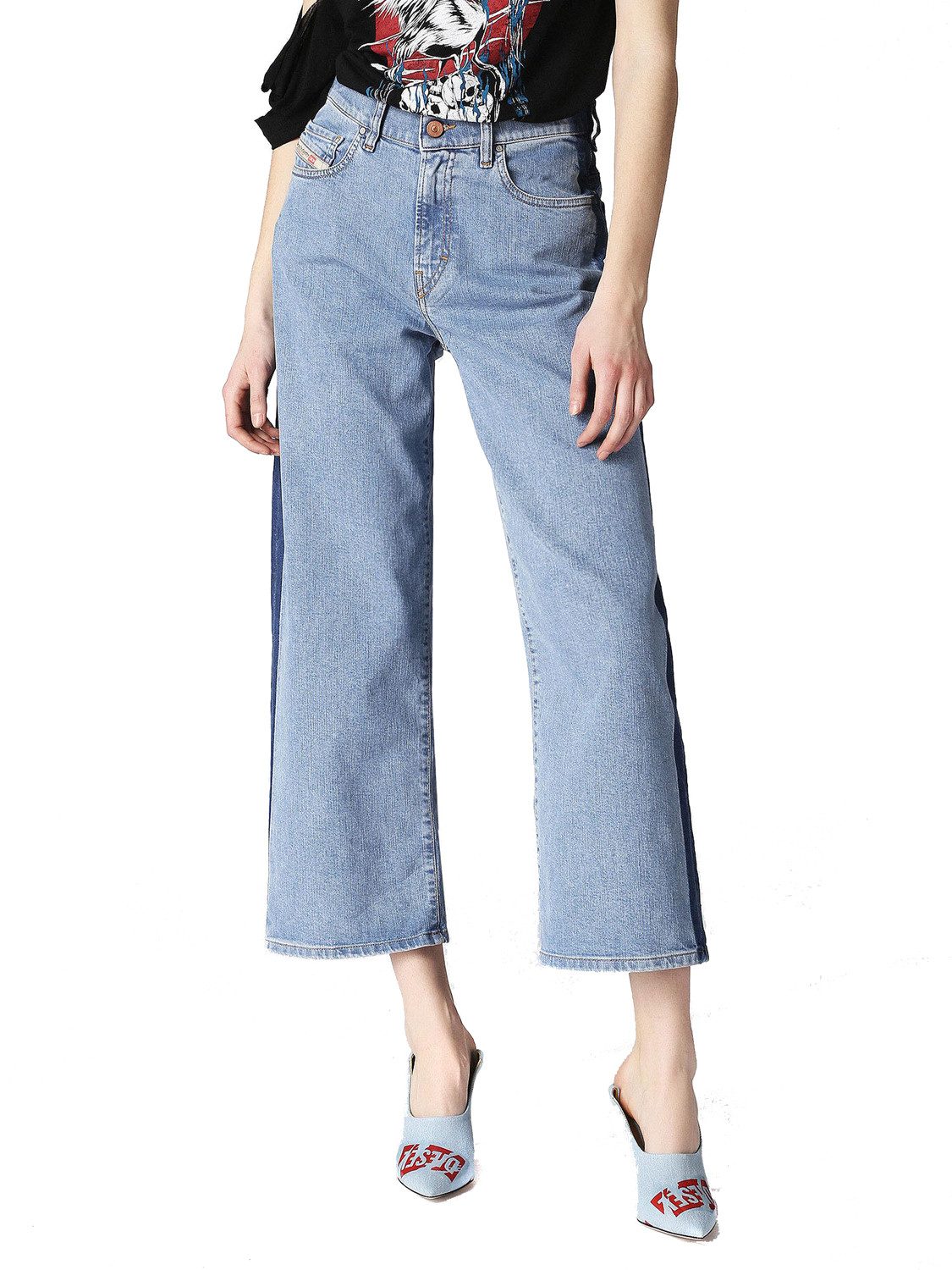 Diesel Schlagjeans Diesel Widee 084YB Damen günstig online kaufen