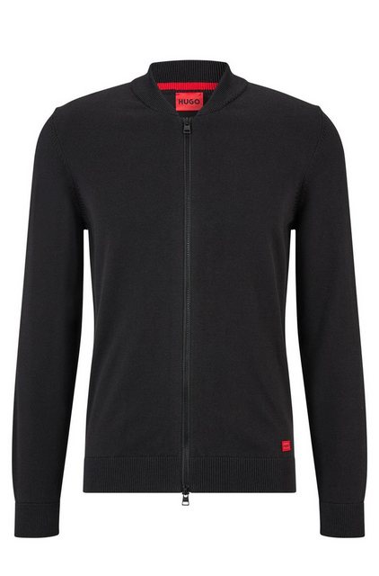 HUGO Strickjacke San Jaque-C 10243338 01, Black günstig online kaufen