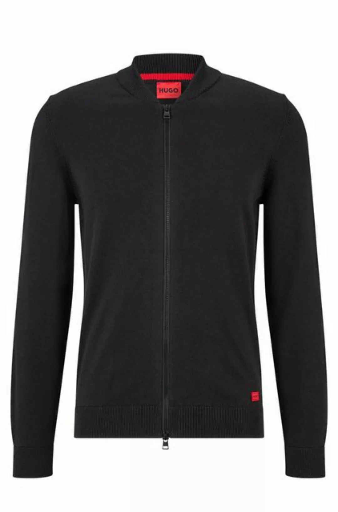 HUGO Strickjacke San Jaque-C 10243338 01, Black günstig online kaufen