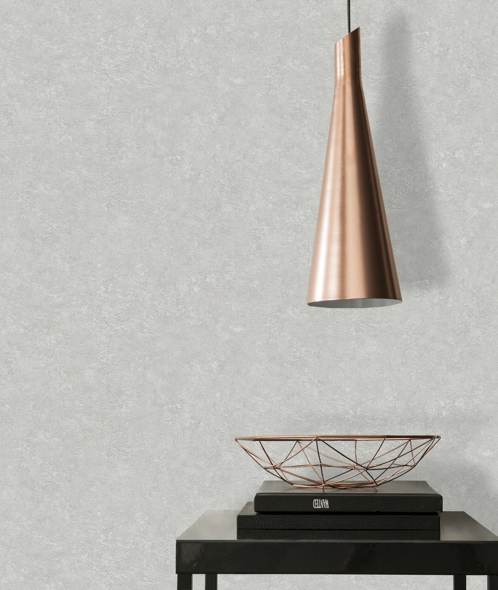 Bricoflor Dunkelbraune Tapete im Industrial Style Metall Tapete in Rostopti günstig online kaufen