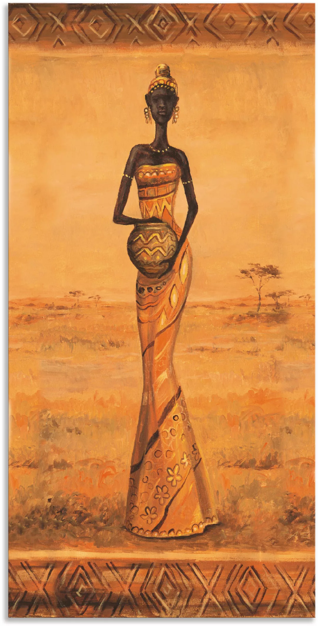 Artland Wandbild "Afrikanische Eleganz III", Frau, (1 St.), als Alubild, Ou günstig online kaufen