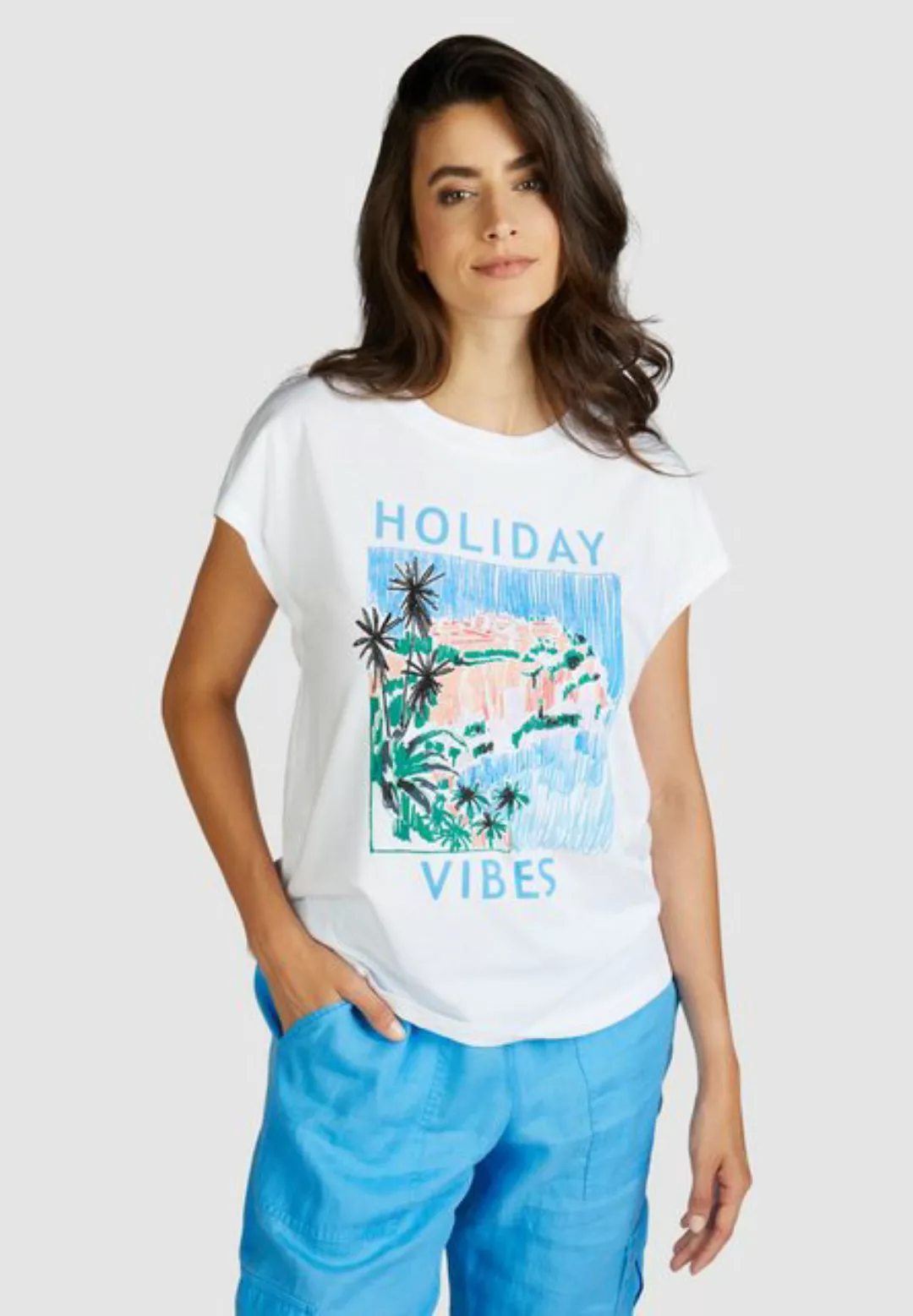 MARC AUREL T-Shirt mit Holiday-Print günstig online kaufen