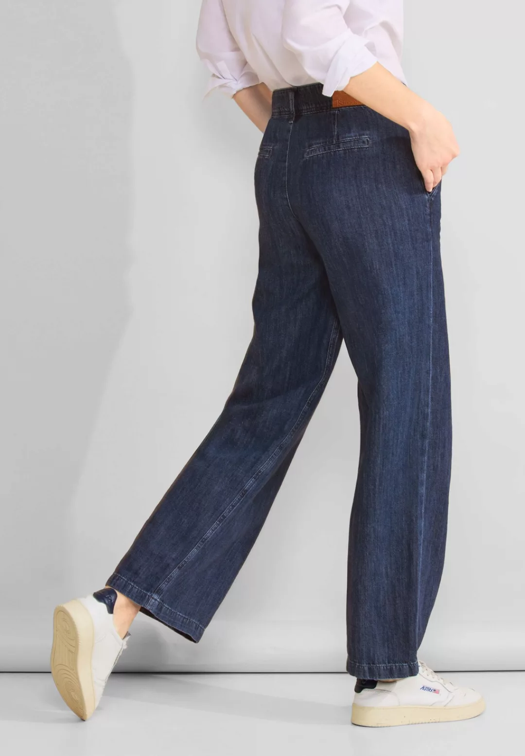 STREET ONE High-waist-Jeans mit 2-Knopf-Verschluss günstig online kaufen
