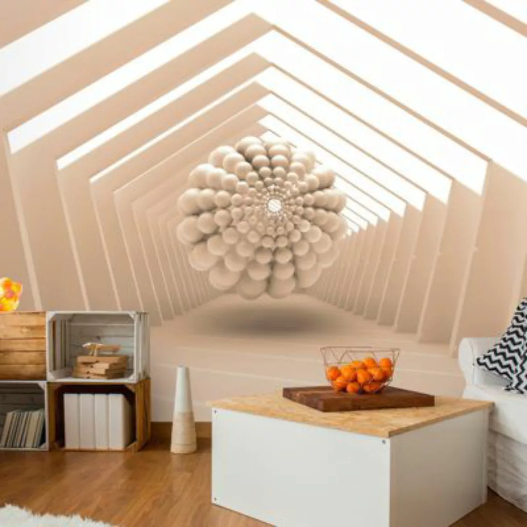 artgeist Fototapete Abstract Corridor beige/weiß Gr. 150 x 105 günstig online kaufen