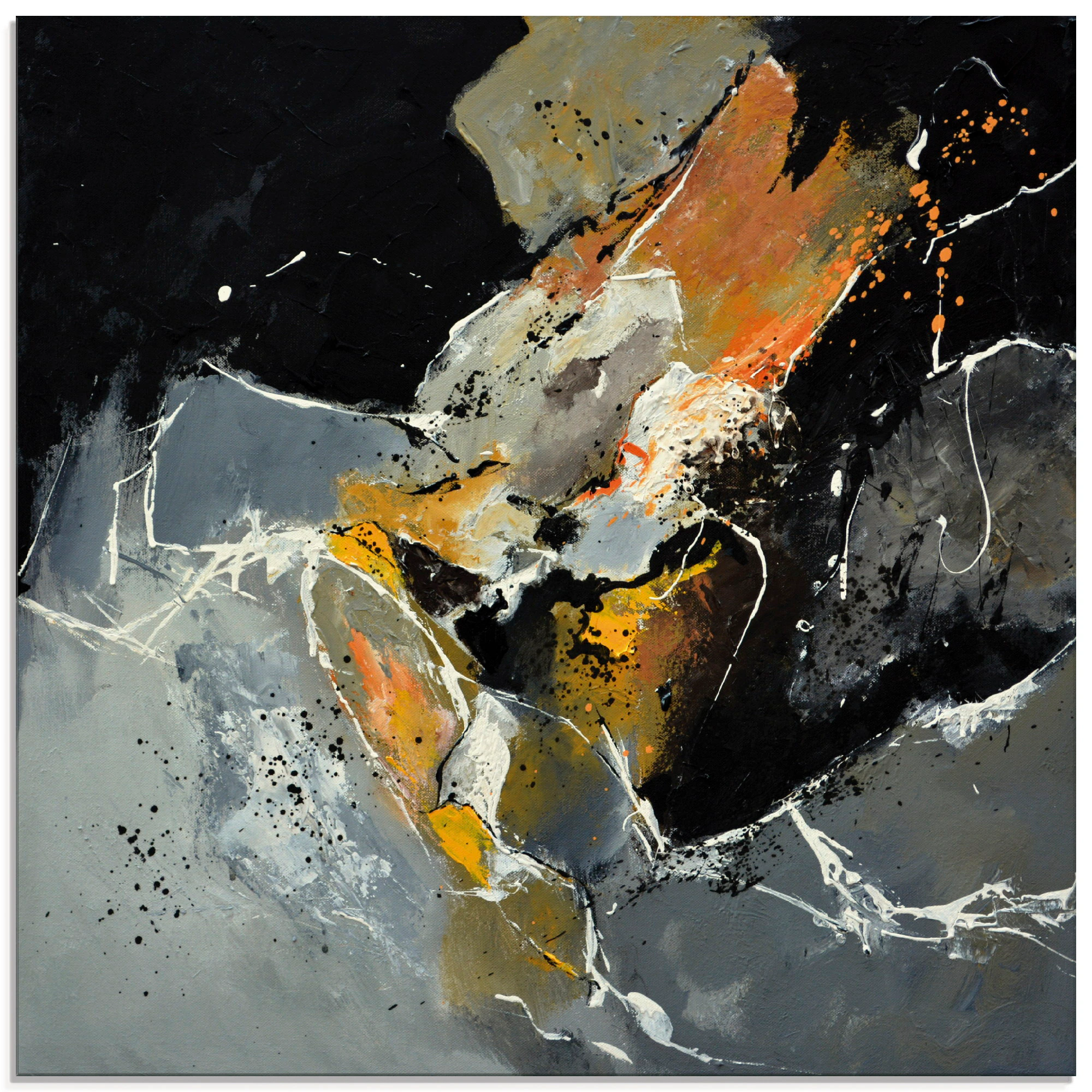 Artland Glasbild "Abstrakt XV", Gegenstandslos, (1 St.), in verschiedenen G günstig online kaufen