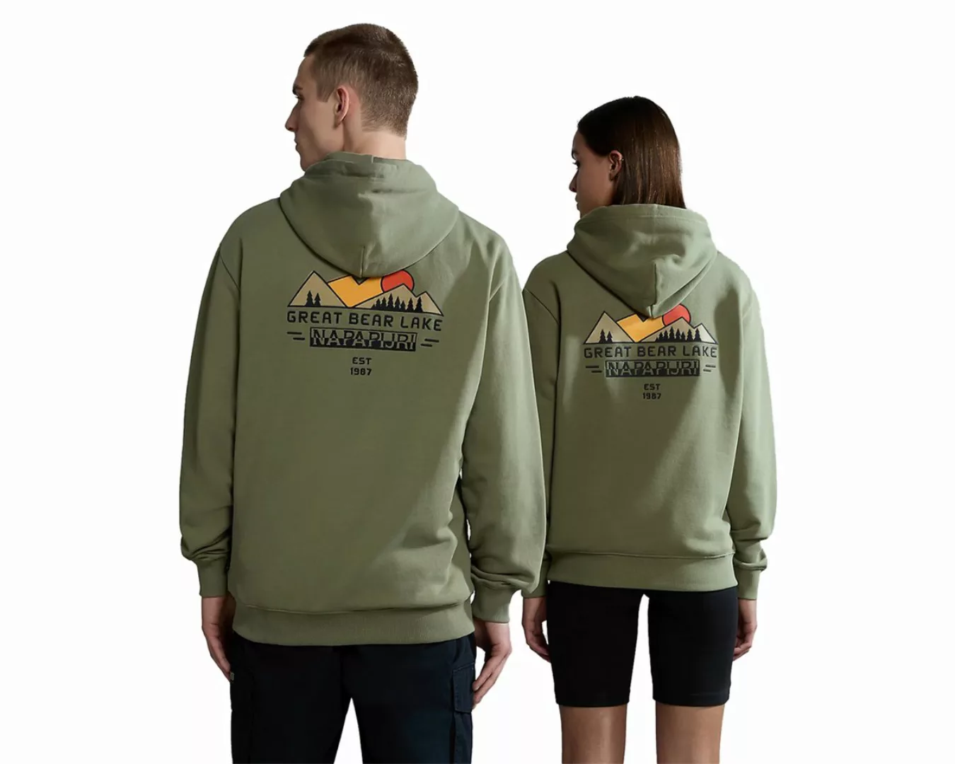 Napapijri Hoodie Boyd L (1-tlg) bedruckt günstig online kaufen