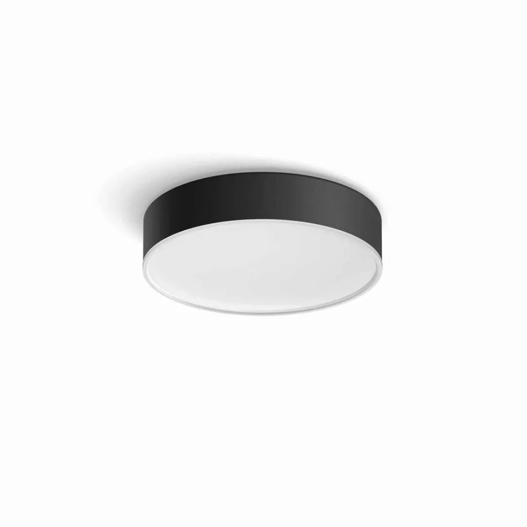 Philips Hue Bluetooth White Ambiance LED Deckenleuchte Enrave in Schwarz 9, günstig online kaufen