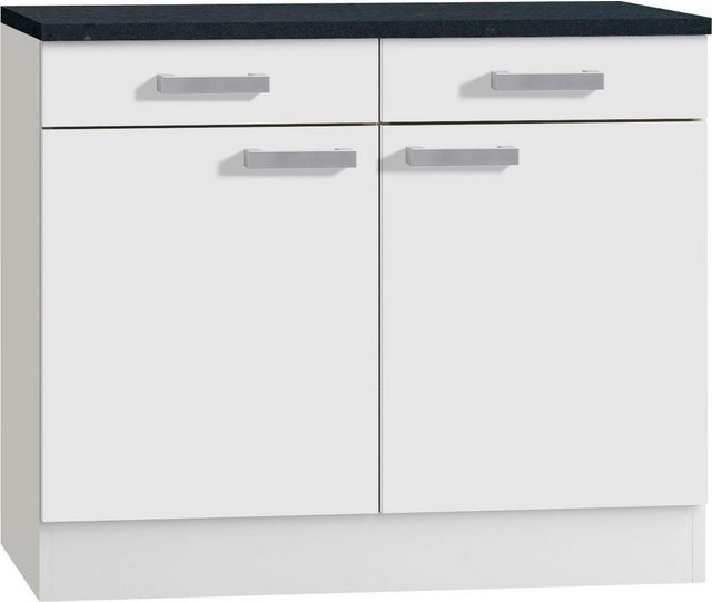 OPTIFIT Unterschrank "Odense", 100 cm breit, mit 2 Türen und 2 Schubkästen, günstig online kaufen