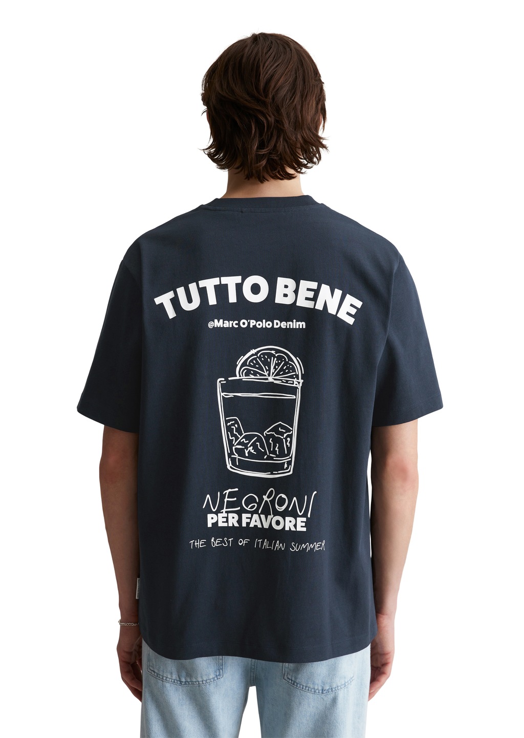 Marc OPolo DENIM T-Shirt, Rückenprint, oversized günstig online kaufen