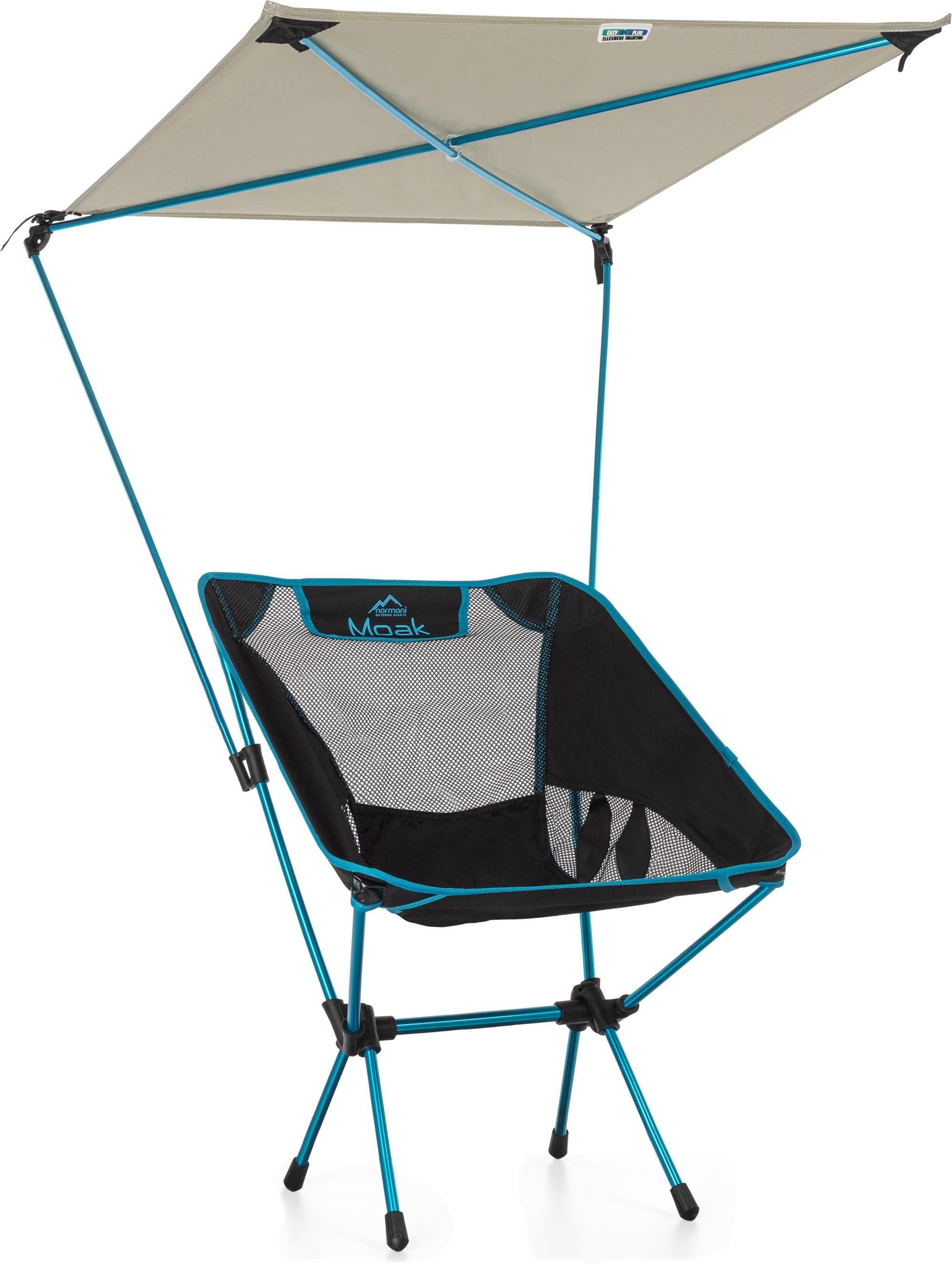 normani Campingstuhl Campingstuhl „Moak“ mit Sonnenschirm, günstig online kaufen
