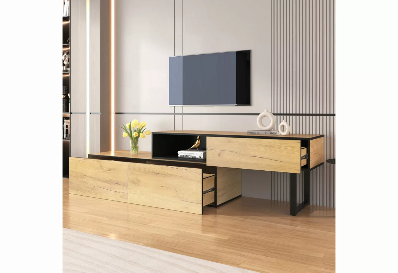 Gotagee TV-Schrank TV-Schrank kombination Wohnzimmermöbel Beistellschrank K günstig online kaufen