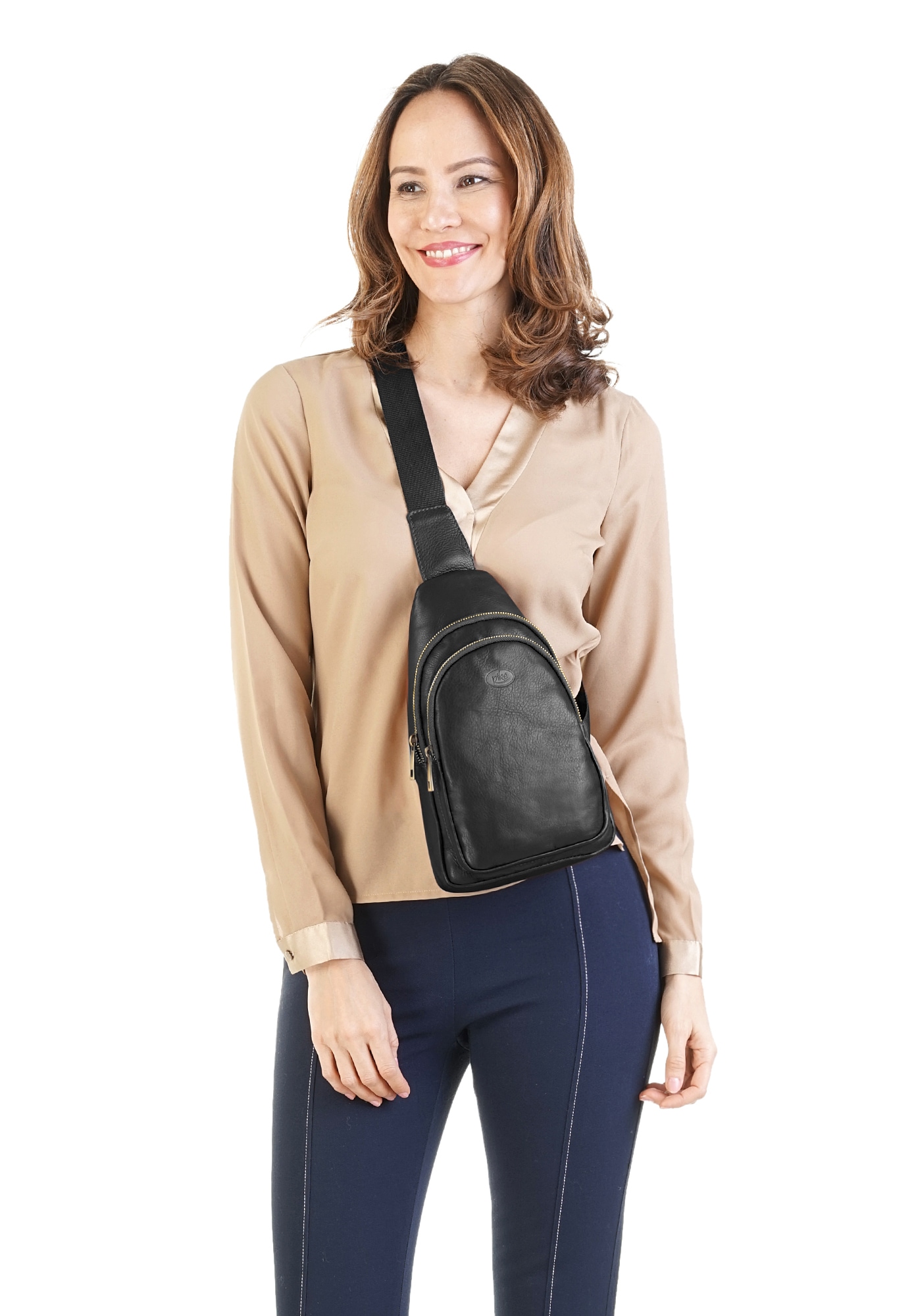 Piké Umhängetasche, echt Leder, Made in Italy günstig online kaufen