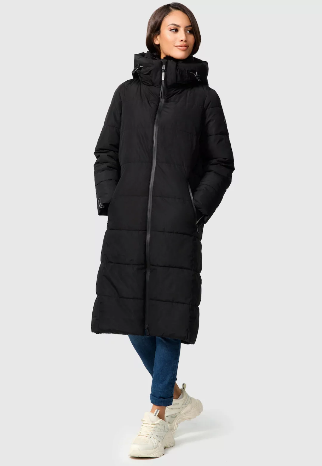 Marikoo Steppjacke "Zuraraa XVI", langer Winter Mantel gesteppt günstig online kaufen