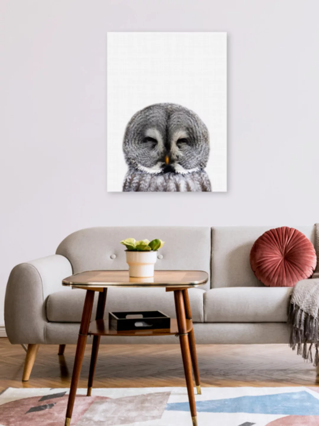 Poster / Leinwandbild - Owl günstig online kaufen