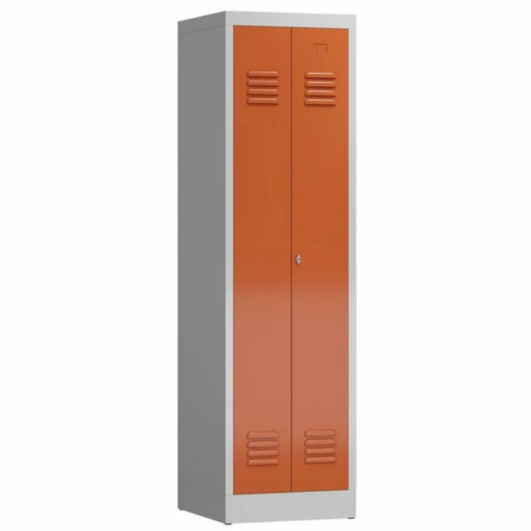 Steelboxx Spind ClassiX Garderobenschrank, 2 Abteile mittig schließend, 180 günstig online kaufen