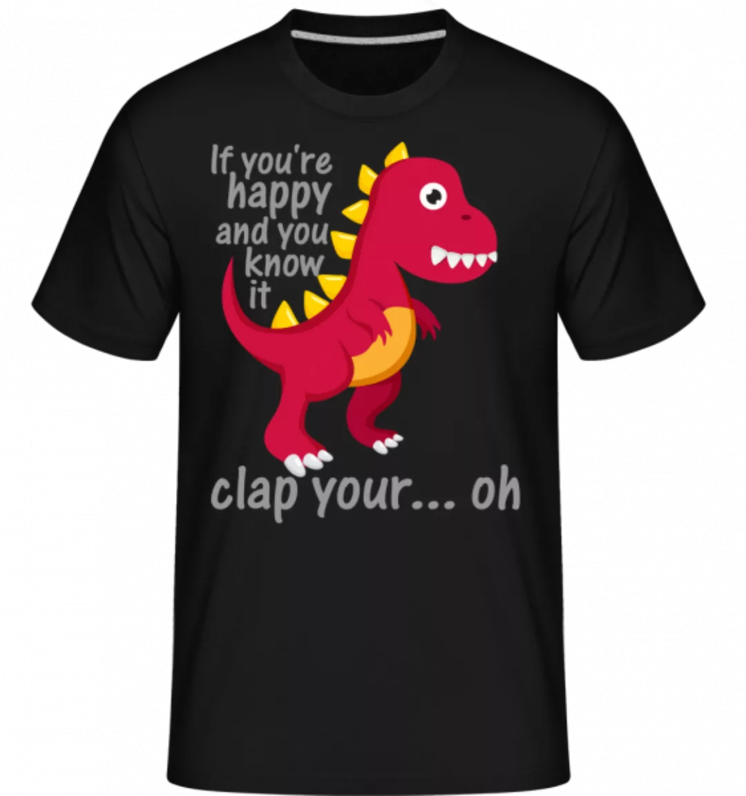 T-Rex Clap You Hands · Shirtinator Männer T-Shirt günstig online kaufen