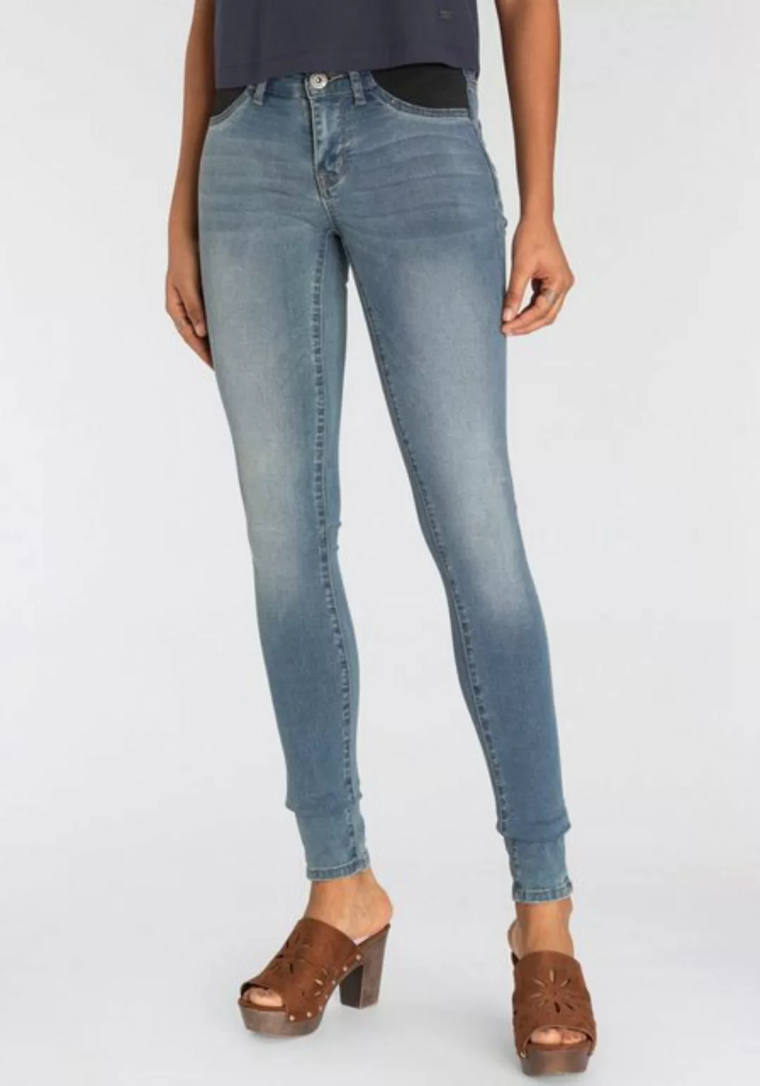 Arizona Skinny-fit-Jeans Ultra Stretch Low Waist mit seitlichen Stretch-Ein günstig online kaufen