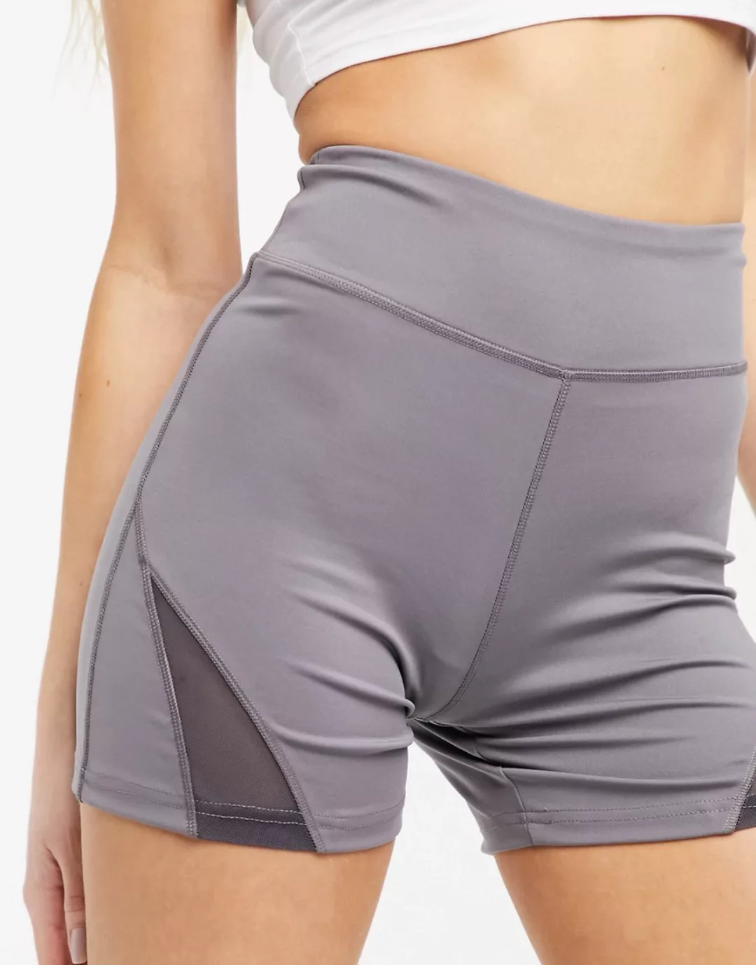 South Beach – Performance – Legging-Shorts in Grau-Braun günstig online kaufen