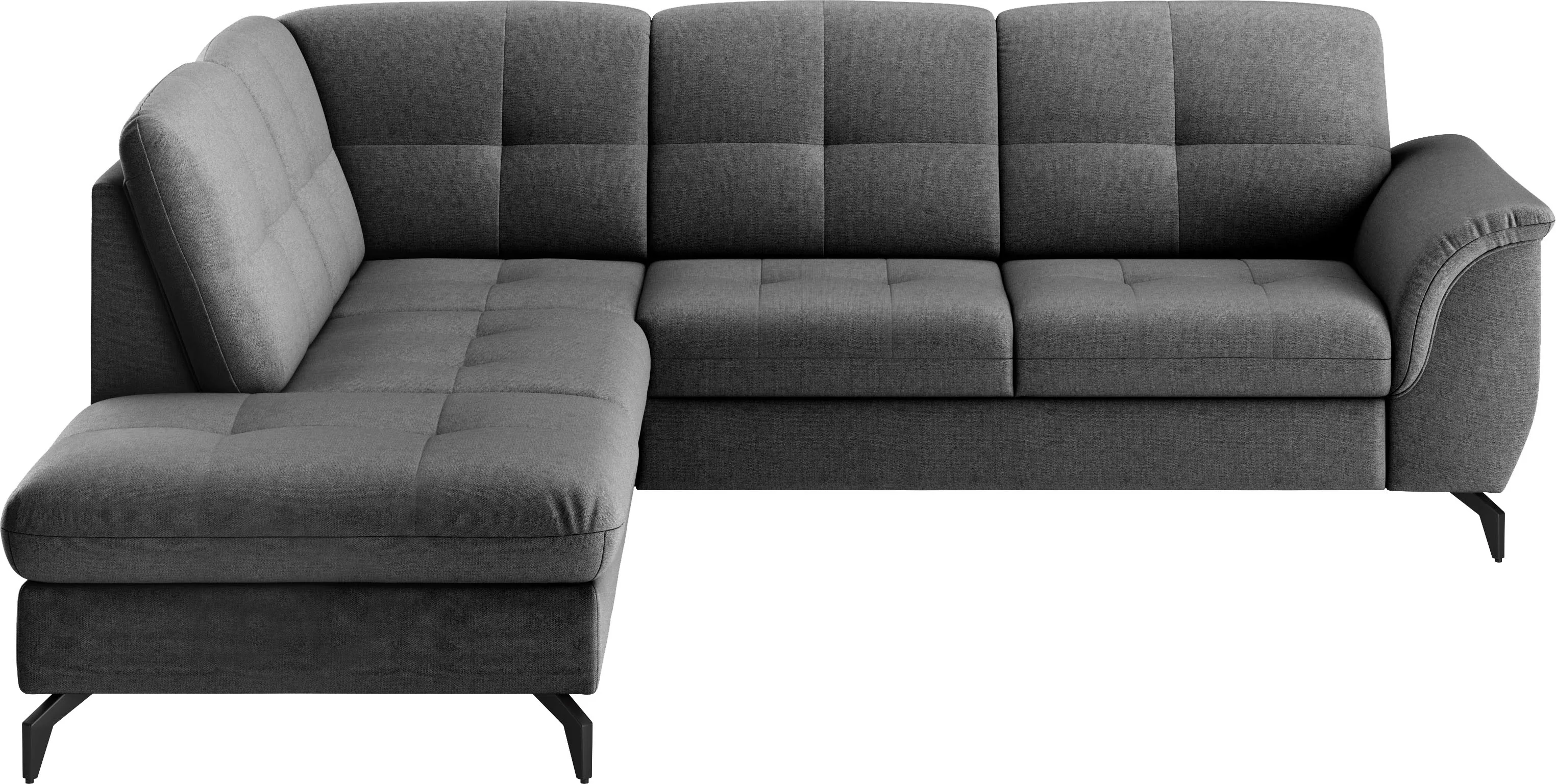 sit&more Ecksofa "Zora L-Form", wahlweise mit Bettfunktion und Bettkasten günstig online kaufen