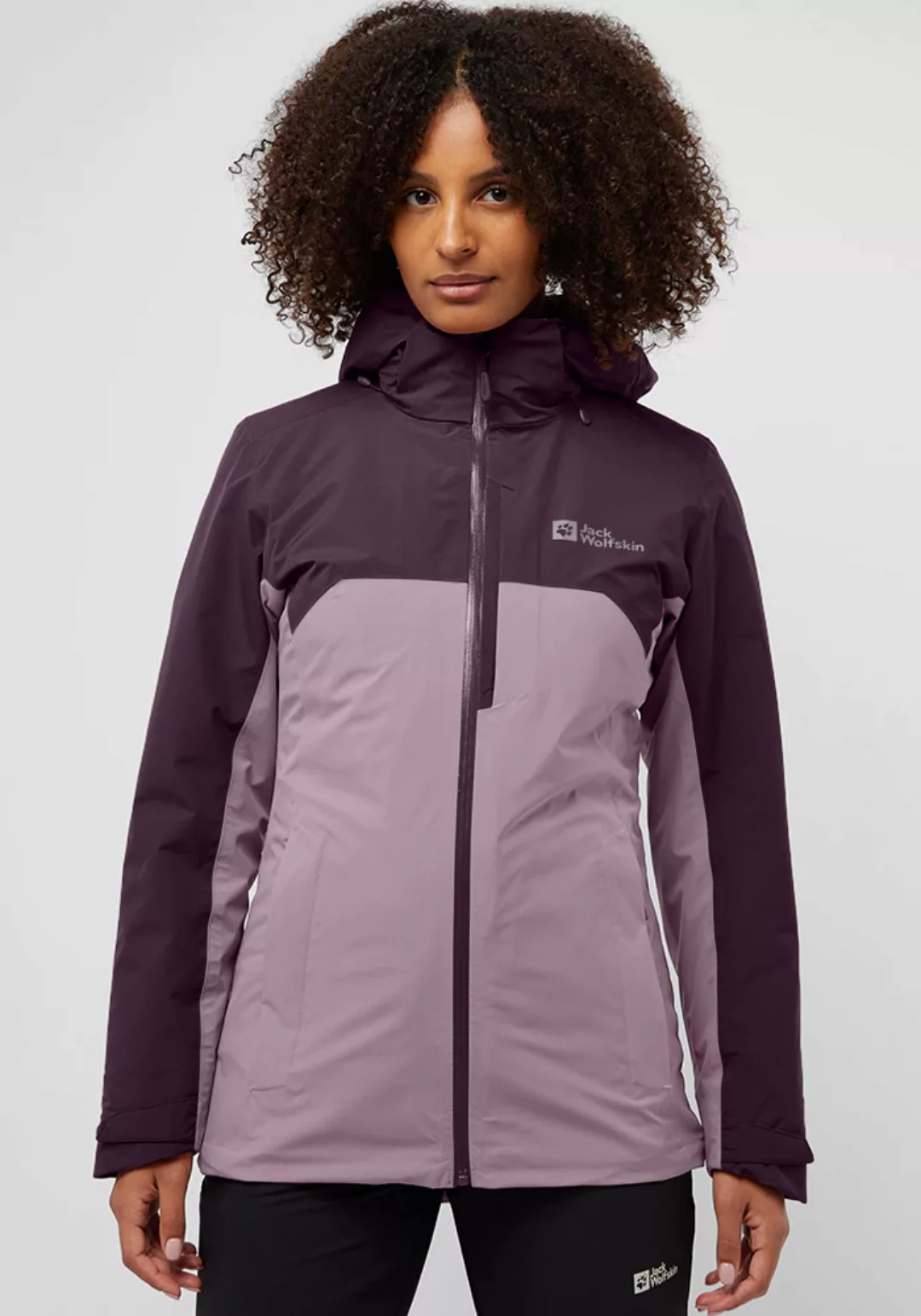 Jack Wolfskin 3-in-1-Funktionsjacke "HUNBERG 3IN1 JKT W", mit Kapuze günstig online kaufen