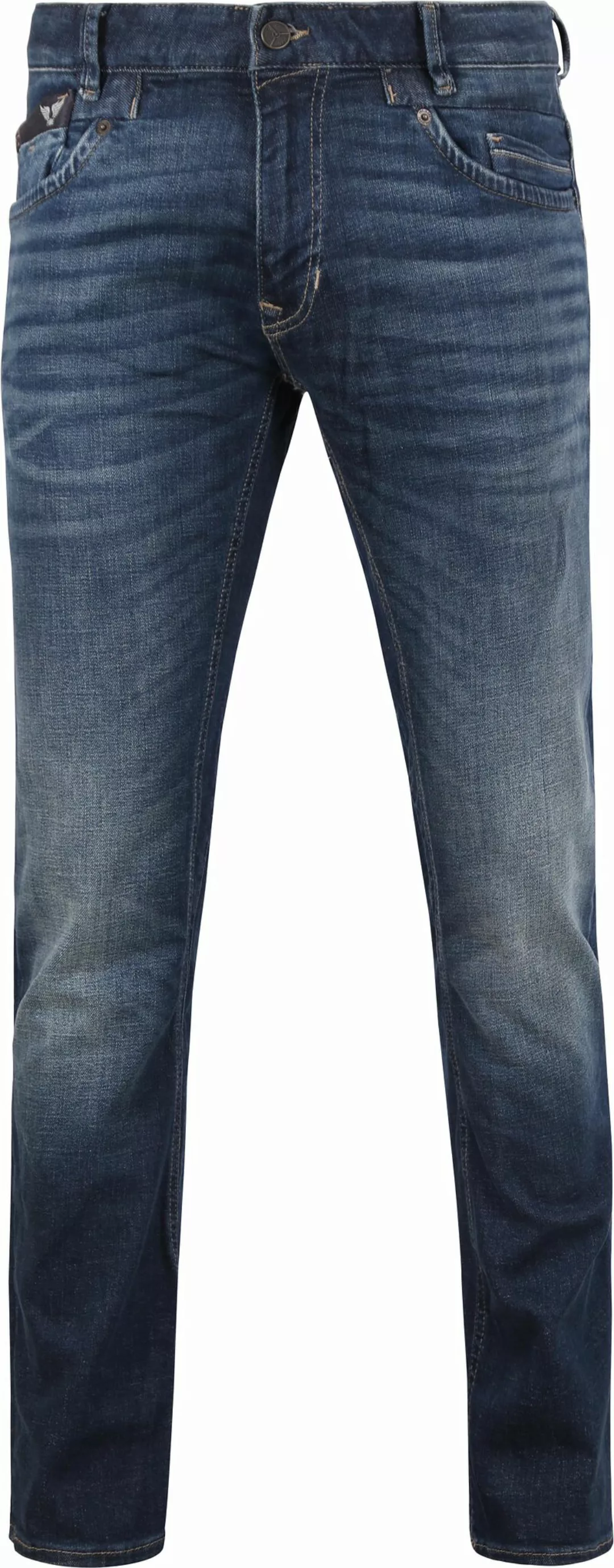 PME Legend Herren Jeans COMMANDER 3.0 - Relaxed Fit - Blau - Deep Blue Fini günstig online kaufen