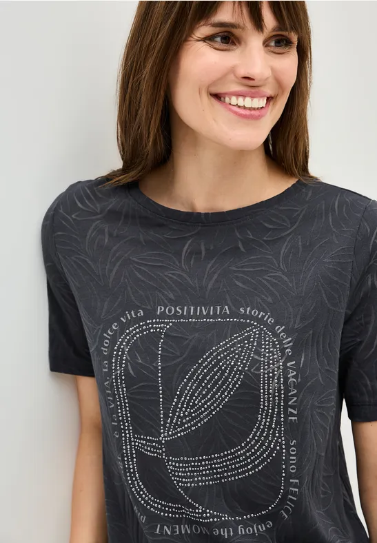 Cecil T-Shirt, im soften Baumwoll-Mix günstig online kaufen