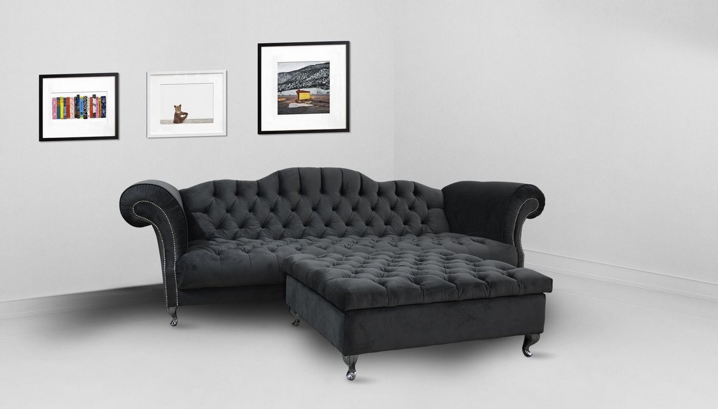 Xlmoebel Sofa Chesterfield 3-Sitzer Sofa Polster Designer Couch Garnitur SL günstig online kaufen