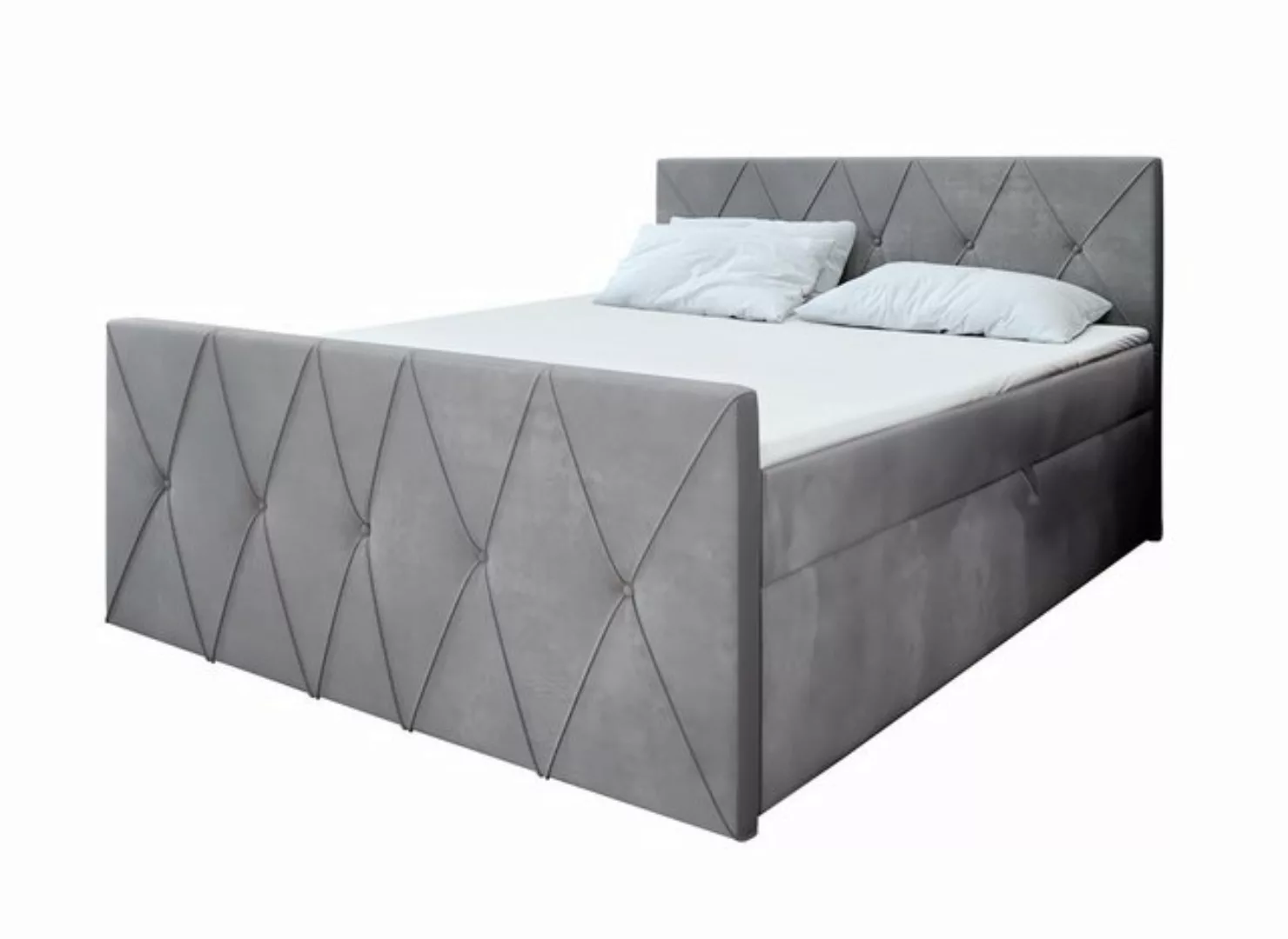 Furnix Boxspringbett CRISTI LUX 140/160/180/200x200 Bett mit 2 Bettkästen, günstig online kaufen