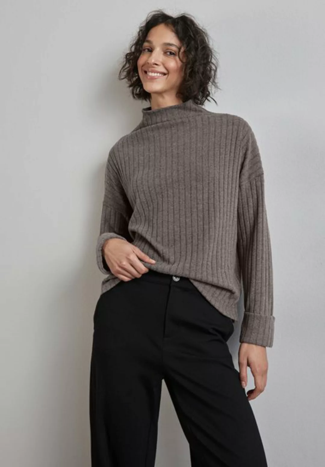 STREET ONE Cardigan, aus softem Materialmix günstig online kaufen