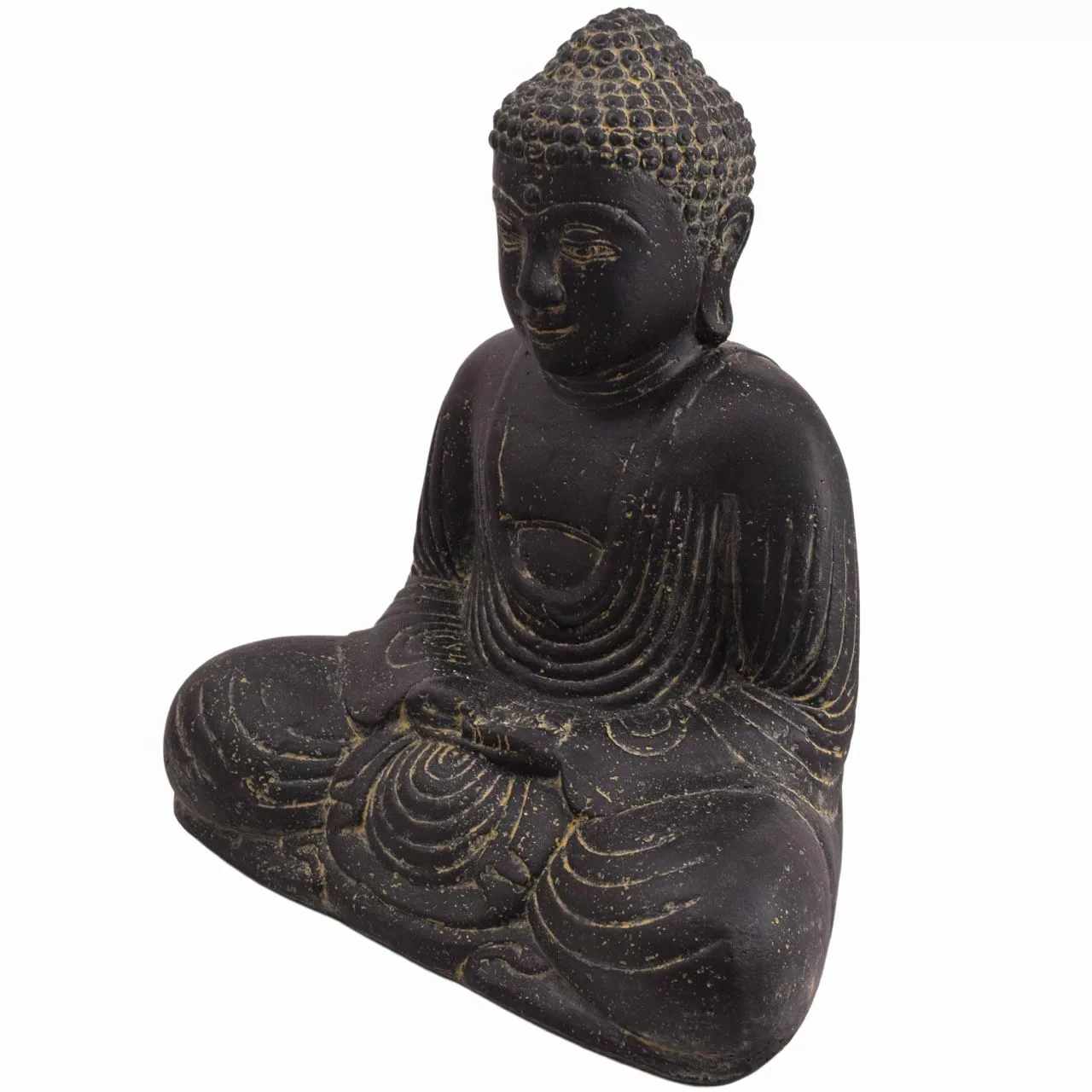 Stein Skulptur Buddha Malegaon Sitzend günstig online kaufen