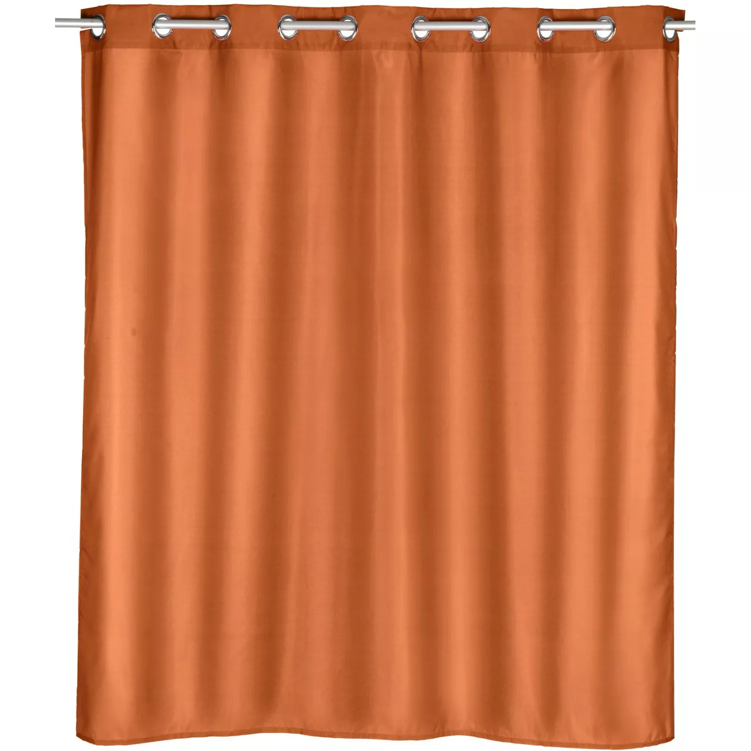 WENKO Duschvorhang Comfort Flex Terracotta, Textil (Polyester), 180 x 200 c günstig online kaufen