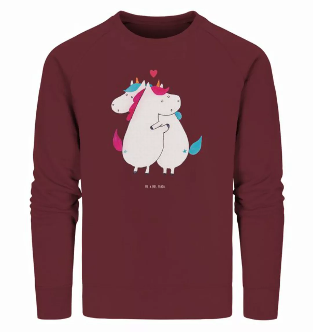 Mr. & Mrs. Panda Longpullover Größe L Einhorn Mitteilung - Burgundy - Gesch günstig online kaufen