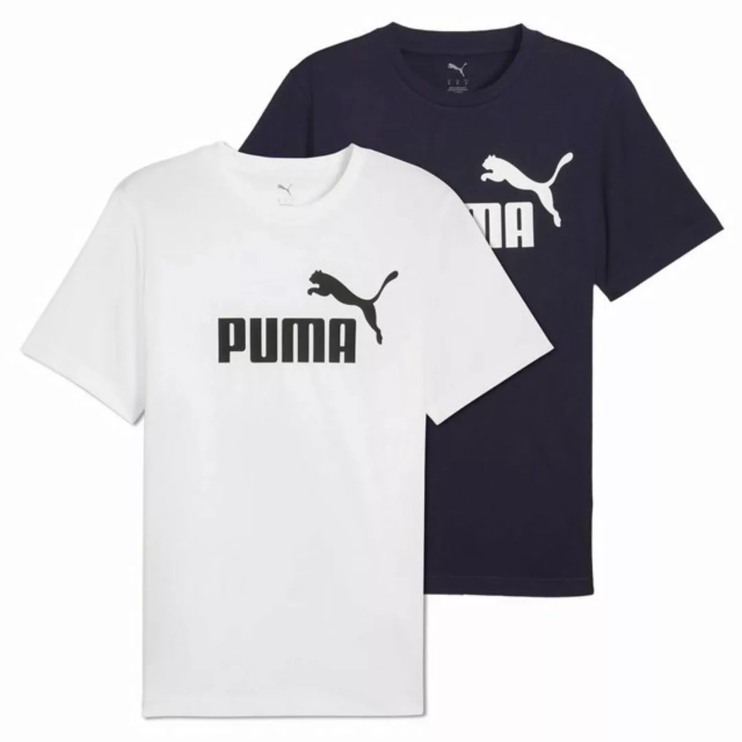 PUMA T-Shirt Herren T-Shirt 2er Pack - ESS No.1 Logo Tee, (Packung, 2er Pac günstig online kaufen