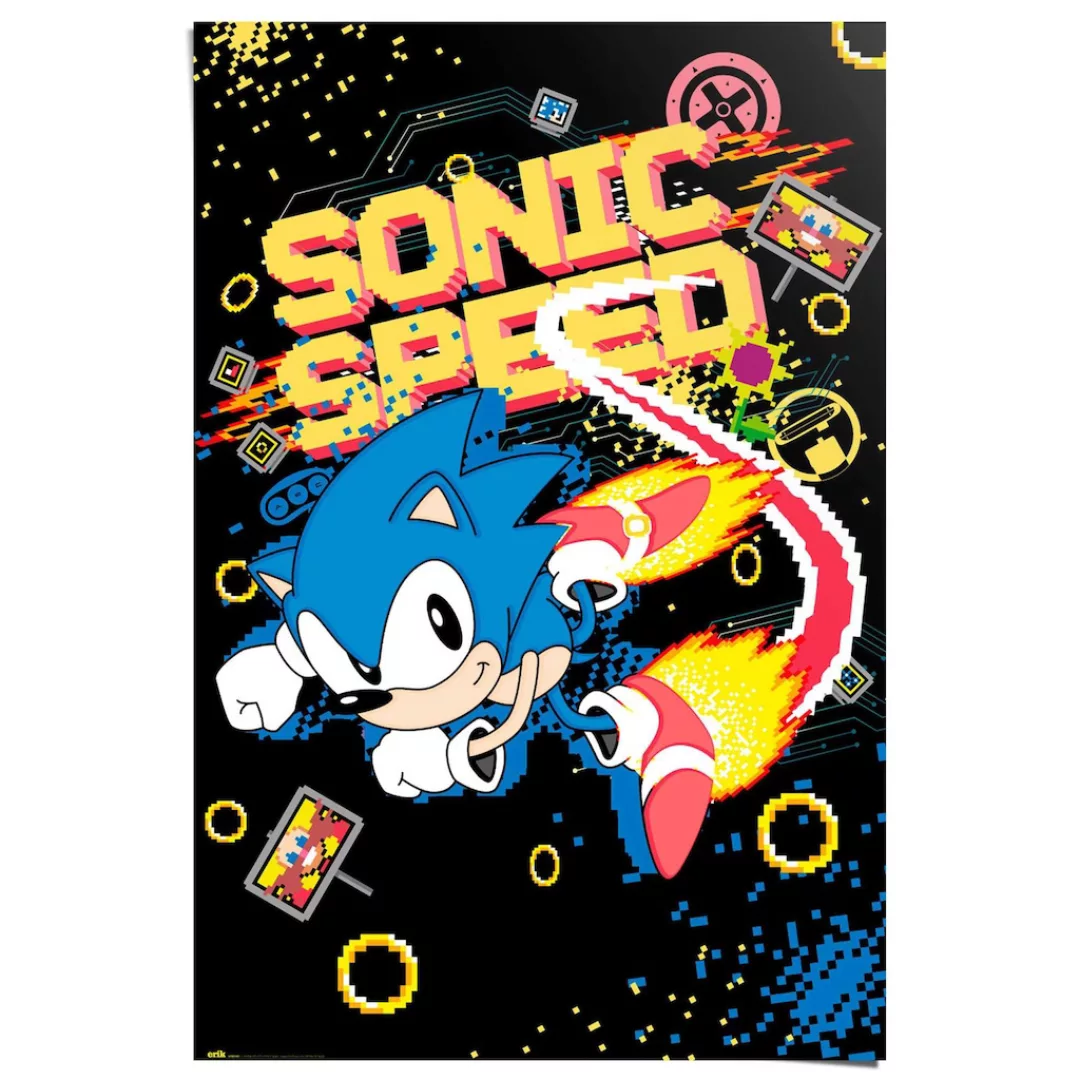 Reinders Poster "Sonic - speed" günstig online kaufen