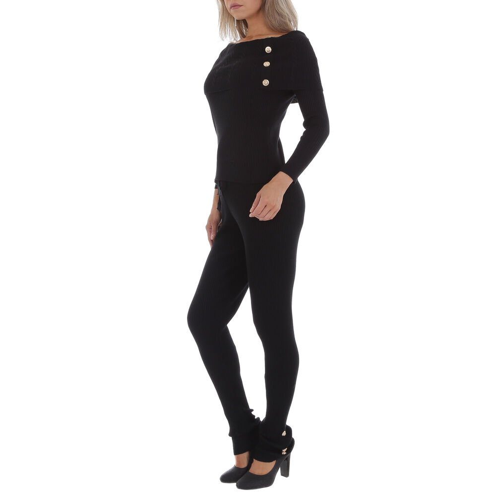 Ital-Design Jumpsuit Damen Freizeit Stretch Zweiteiler günstig online kaufen