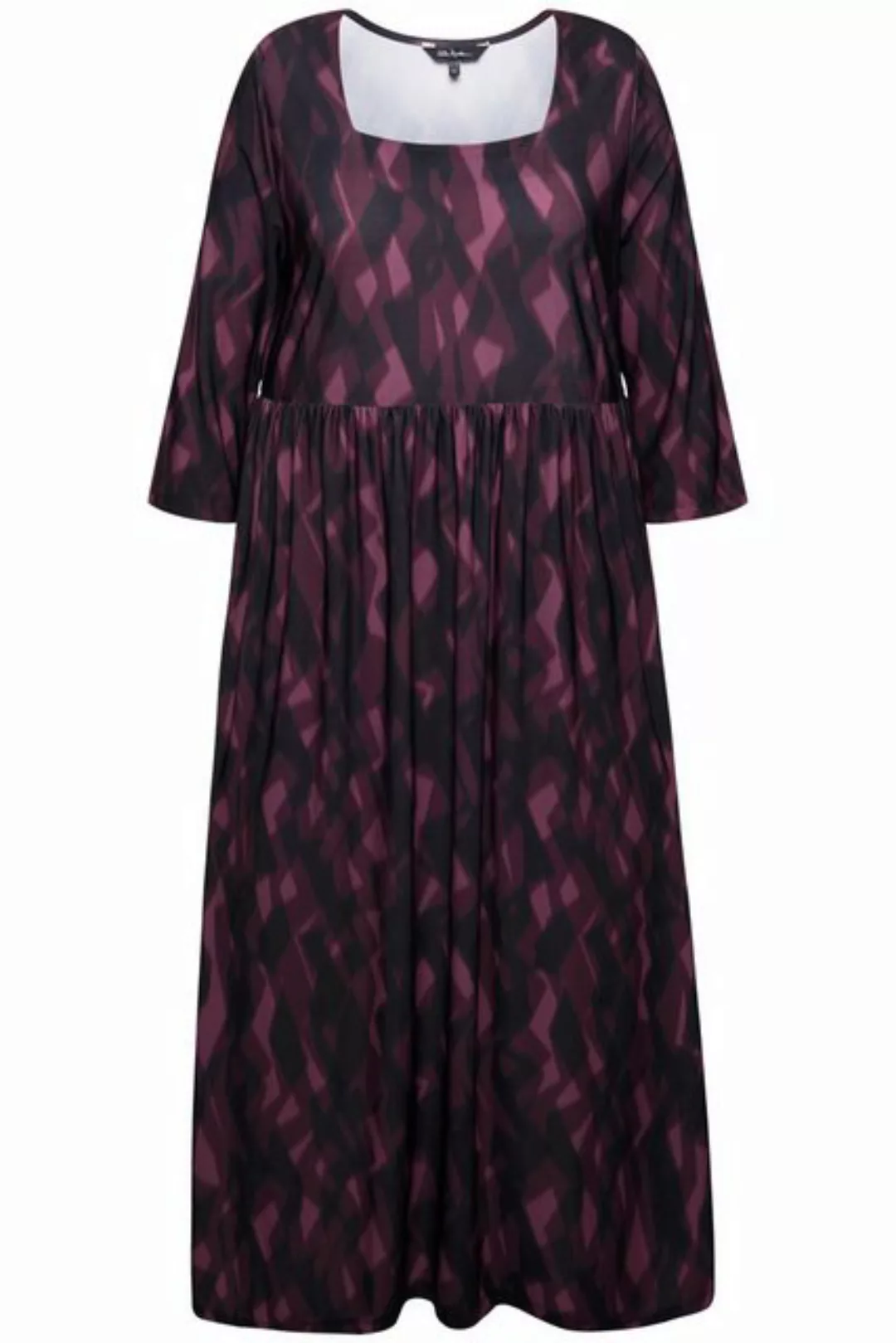 Ulla Popken Sommerkleid Jerseykleid A-Linie Alloverprint günstig online kaufen