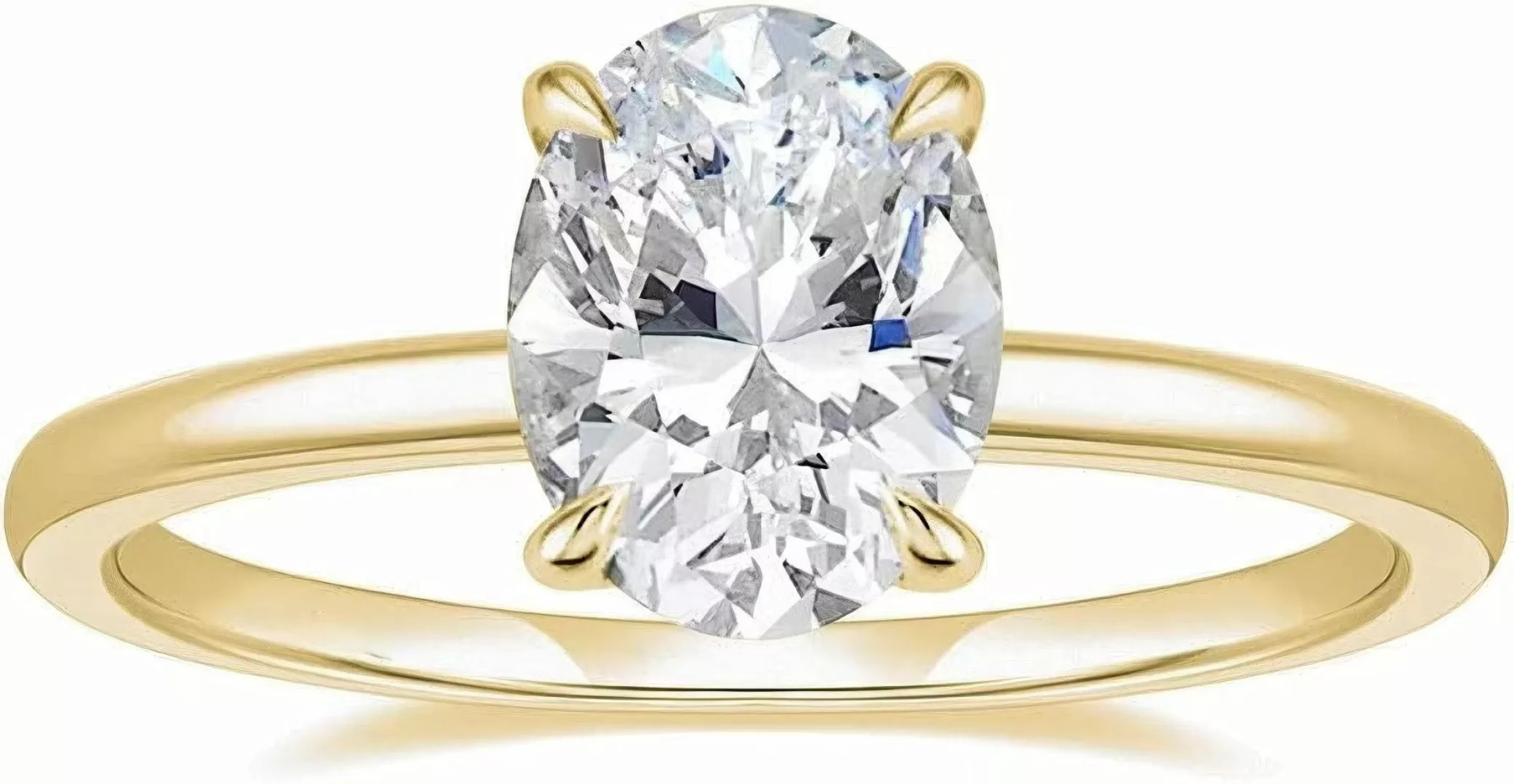 Jumpeak Diamantring 14K Gold 3CT Labor günstig online kaufen