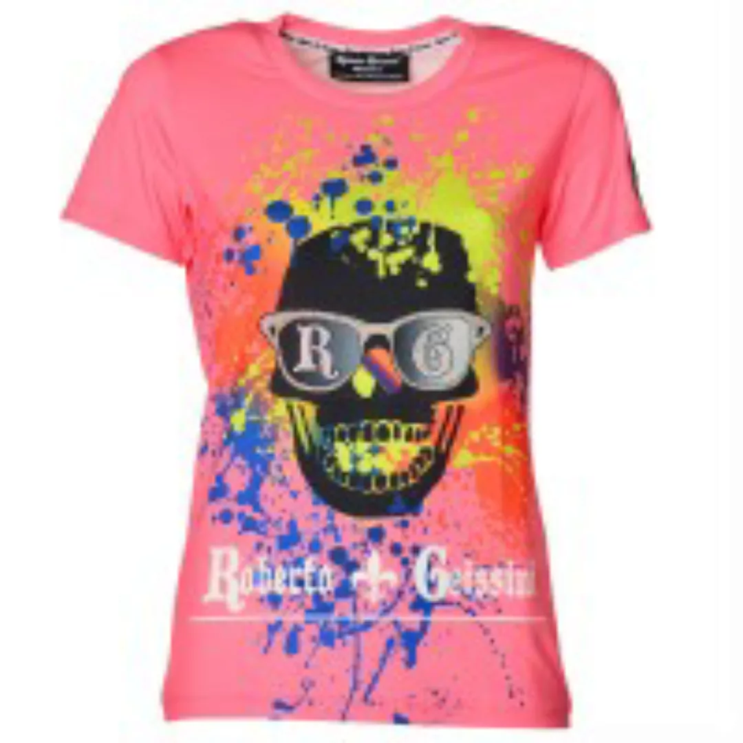 Damen T-Shirt SKULL GRAFFITI günstig online kaufen