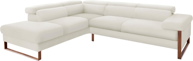 W.SCHILLIG Ecksofa "finn, Designsofa mit tollem Sitzkomfort, bequem, L-Form günstig online kaufen