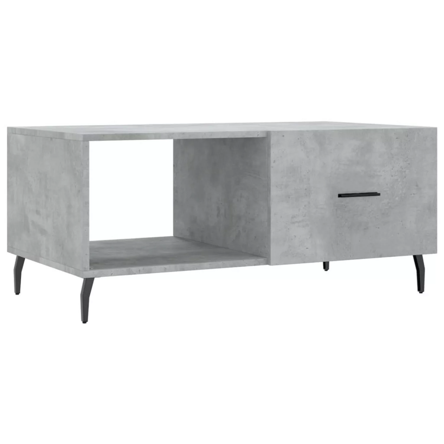 vidaXL Couchtisch Betongrau 90x50x40 cm Holzwerkstoff Modell 3 günstig online kaufen