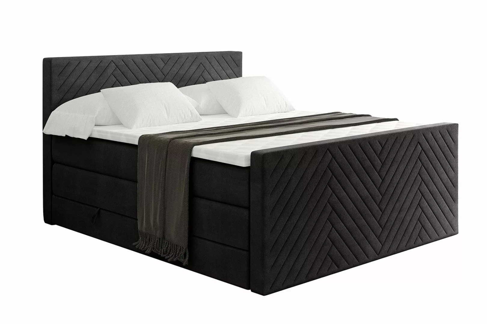 ALTDECOR Boxspringbett VEXA-Z KING (Multipocket-Matratze H4, günstig online kaufen