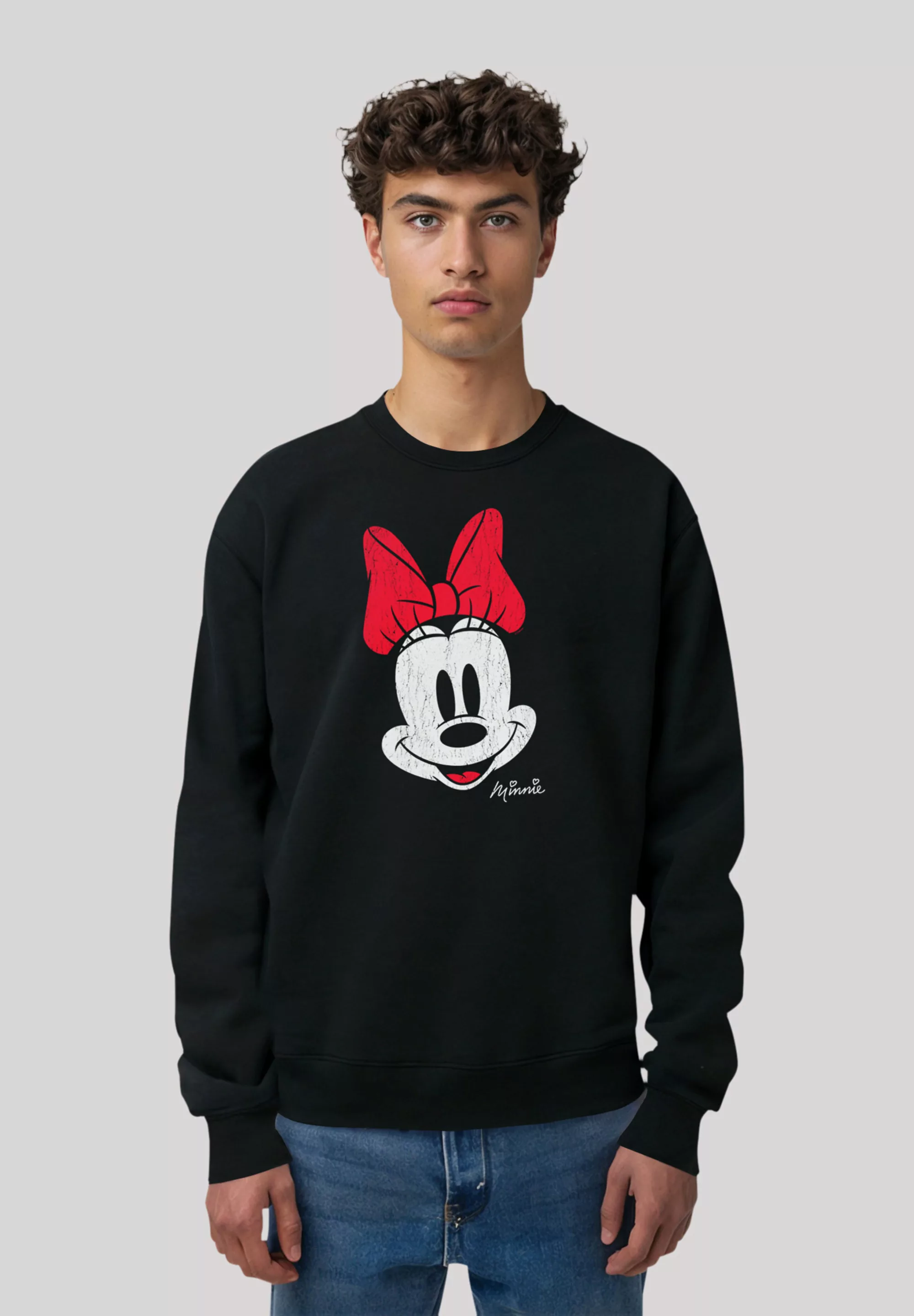 F4NT4STIC Sweatshirt "Disney Micky Maus Minnie Gesicht Vintage Look", Premi günstig online kaufen