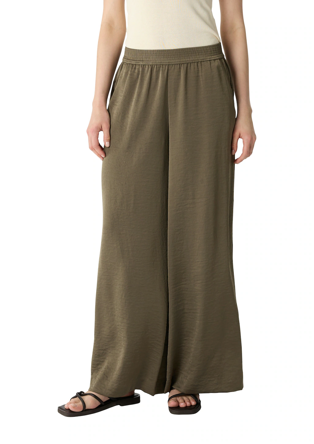Comma Stoffhose, Sommerhose mit elastischem Bund günstig online kaufen