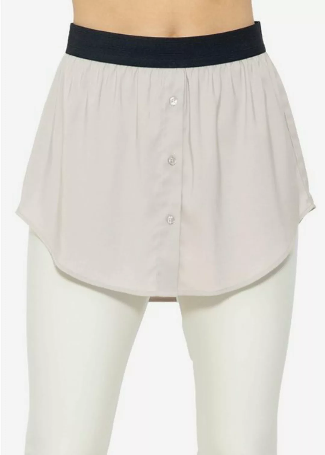 SASSYCLASSY Unterrock Mini Unterrock Damen in Unifarben Blusenrock in Satin günstig online kaufen