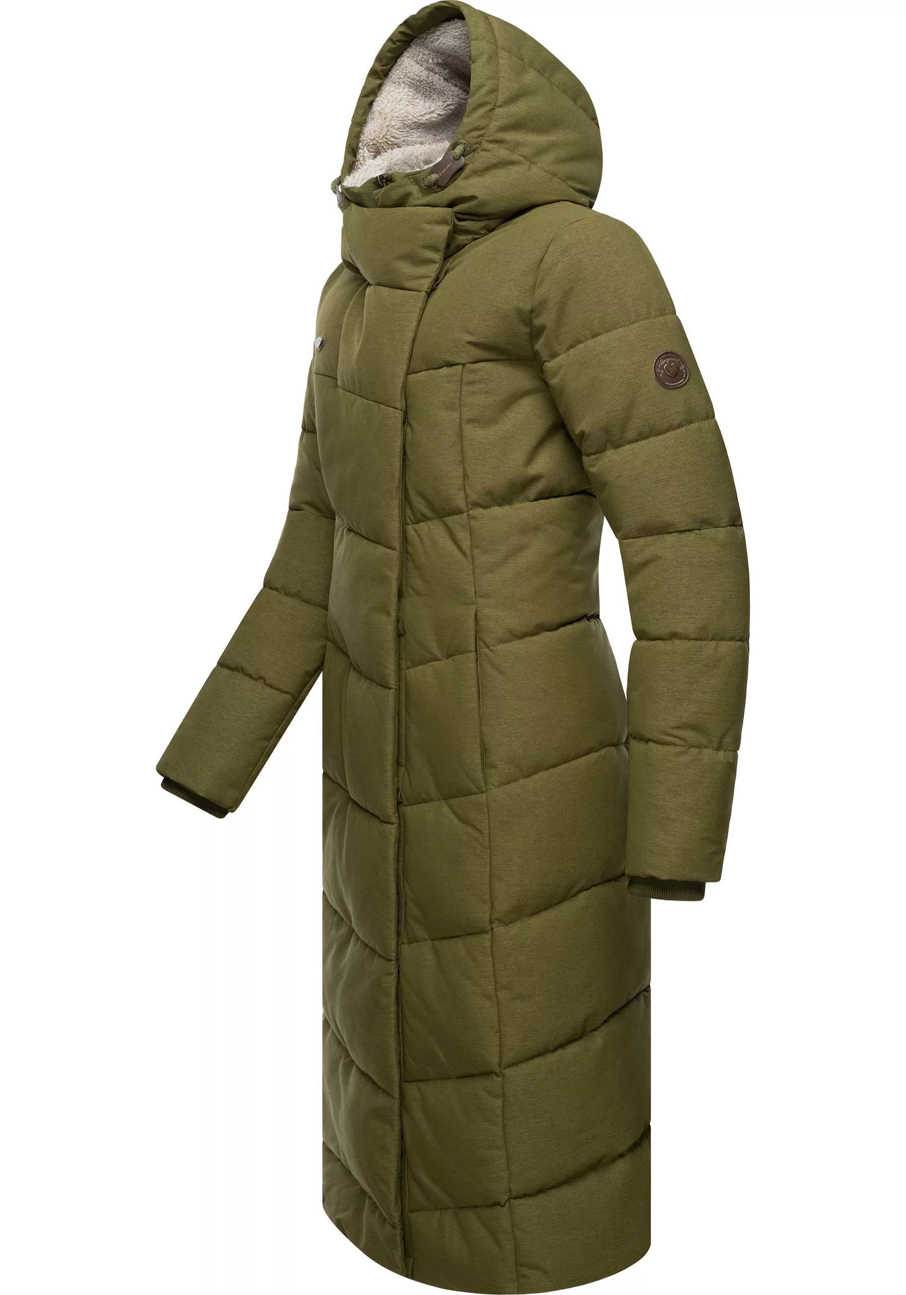 Ragwear Wintermantel "Pavla Long", extralanger Winterparka mit Teddyfutter günstig online kaufen