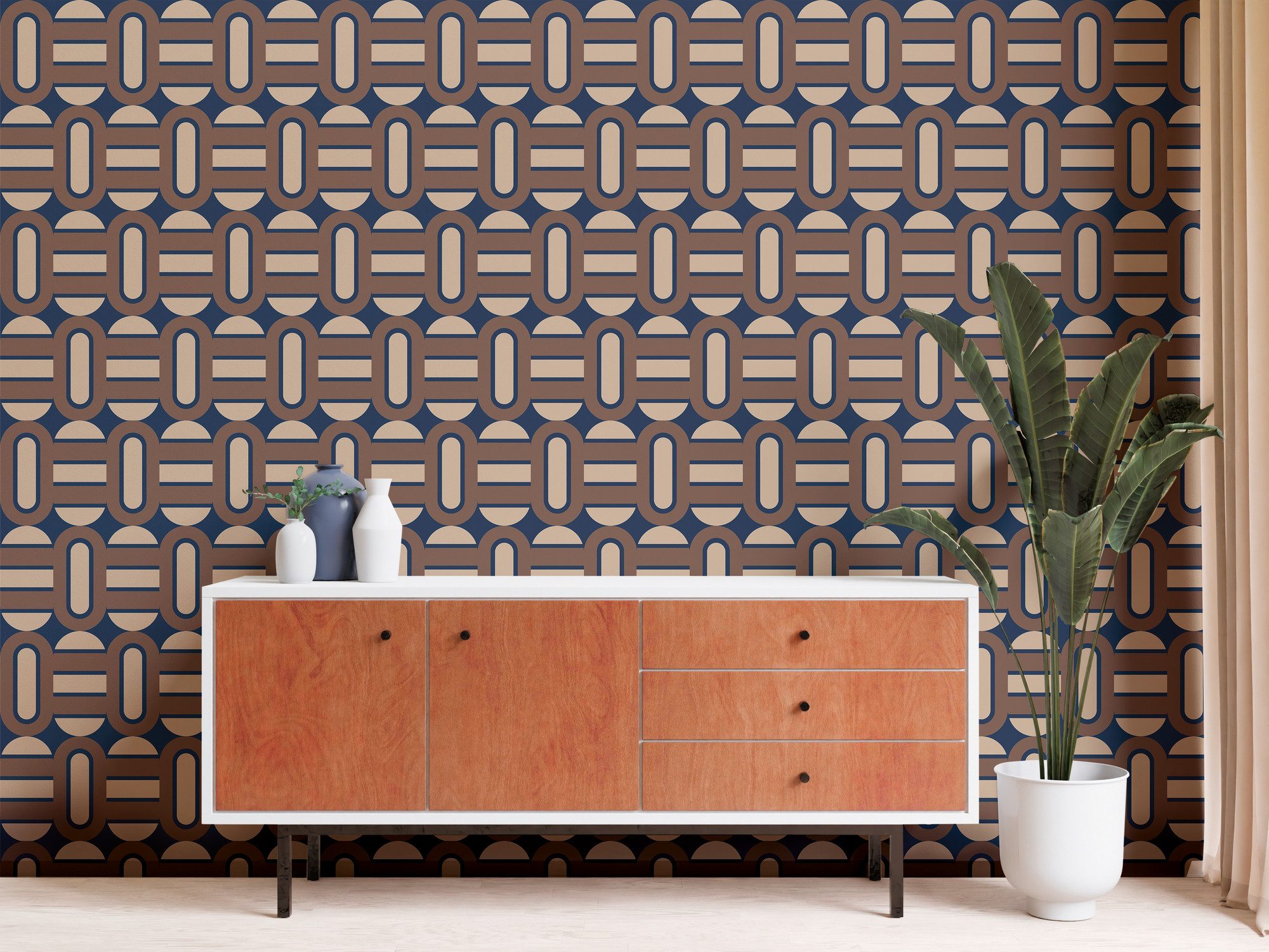 Bricoflor Vliestapete Retro Chic 395363 günstig online kaufen